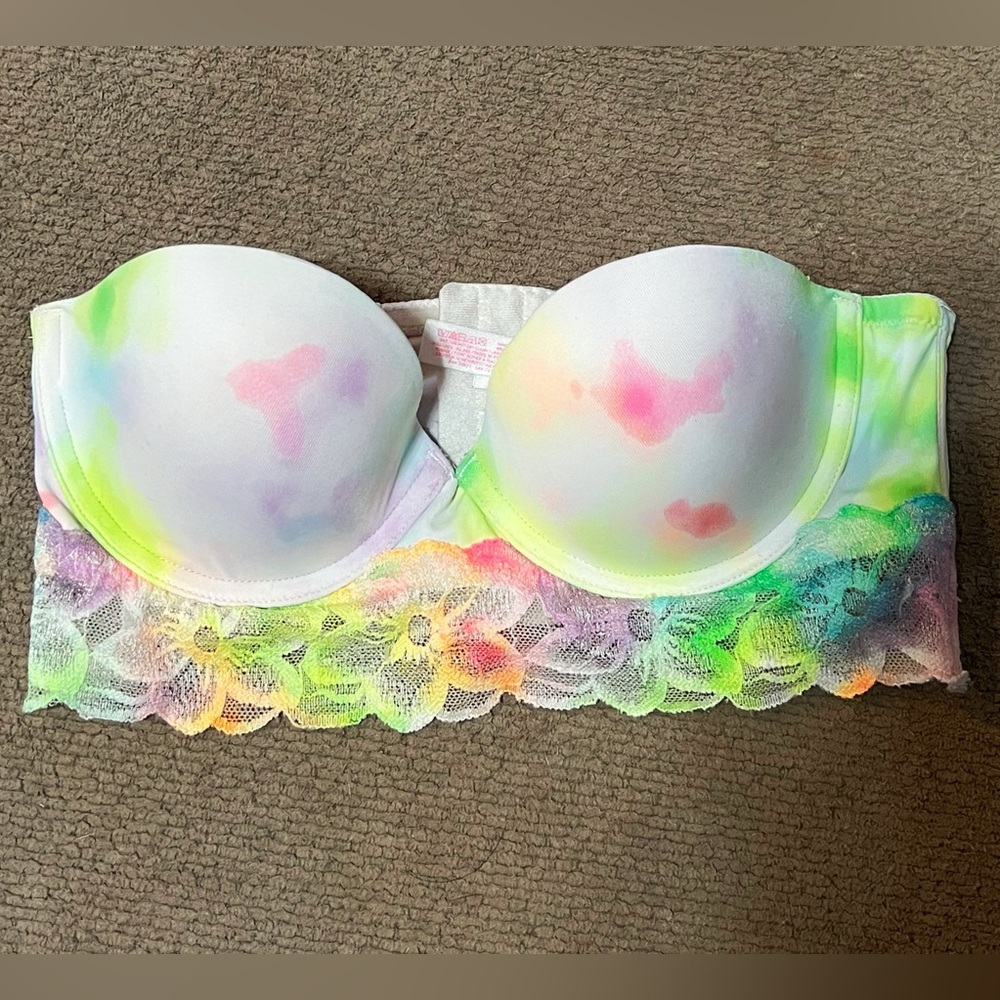victoria’s secret push-up strapless bra